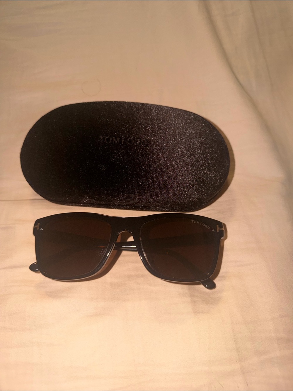 Tom Ford Black Sunglasses with Dark Lenses